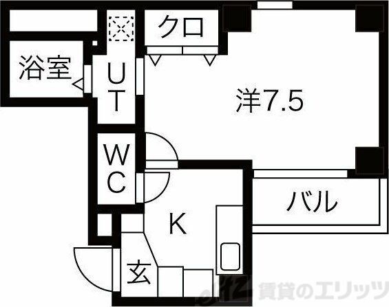 ルミエール新大阪の物件間取画像