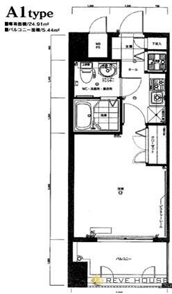 ピュアドーム箱崎ステーションの物件間取画像