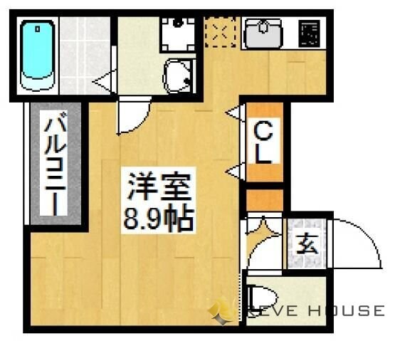 Branche藤崎の物件間取画像