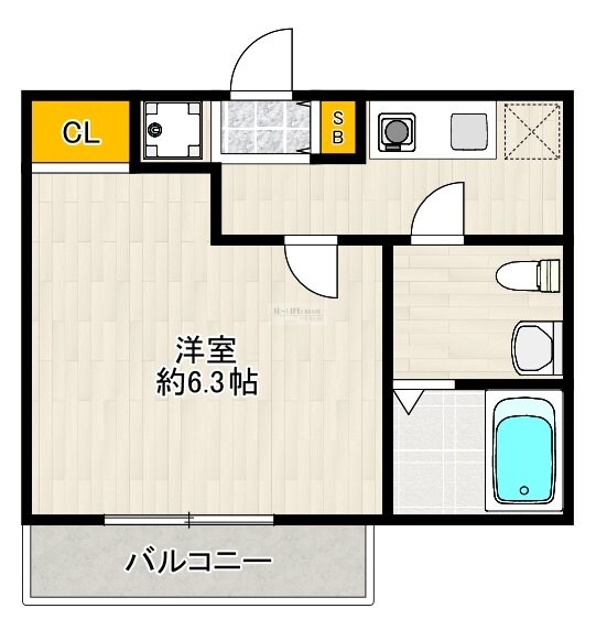 ルクール川崎の物件間取画像