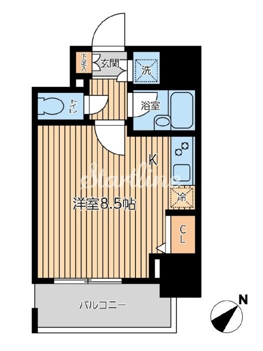 シティスパイア新川(CITY SPIRE新川)の物件間取画像