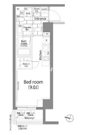 パークハビオ日本橋蛎殻町の物件間取画像