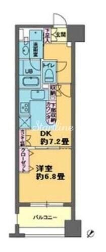 パークキューブ日本橋水天宮の物件間取画像