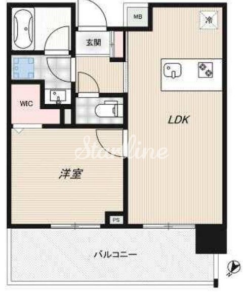 リッジ豊洲の物件間取画像
