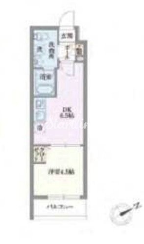 グランパセオ門前仲町の物件間取画像