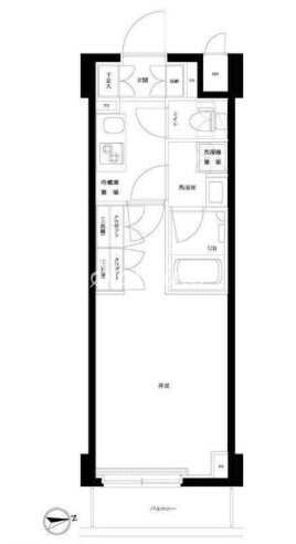 ルーブル大島弐番館の物件間取画像