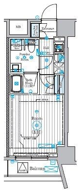 リライア東京墨田の物件間取画像