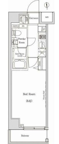 ベルグレードKS TREの物件間取画像