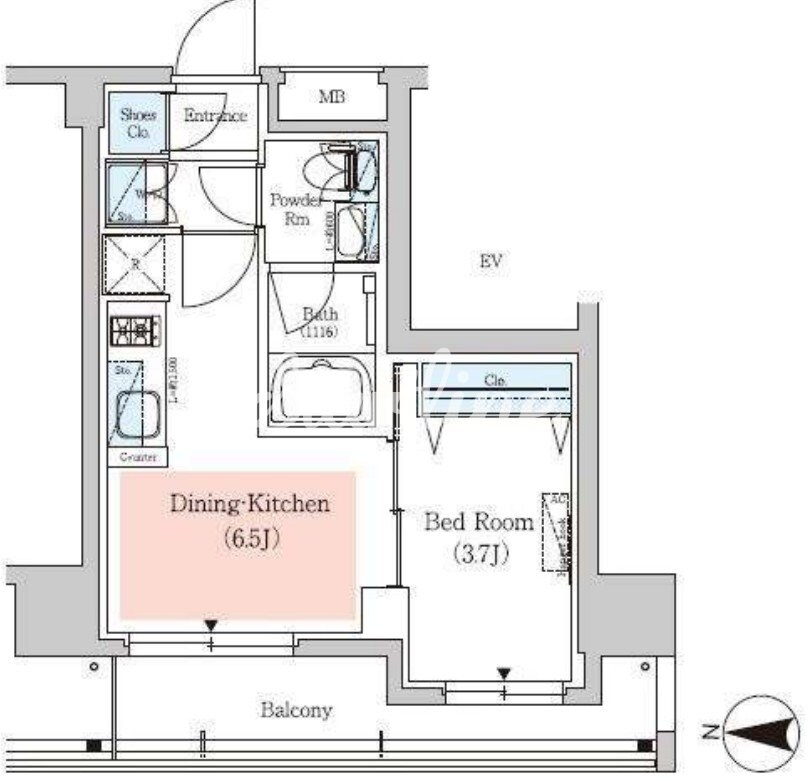 アーバネックス深川住吉IIの物件間取画像