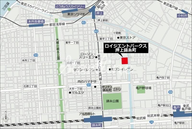 フロンティアレジデンス錦糸公園の物件内観写真