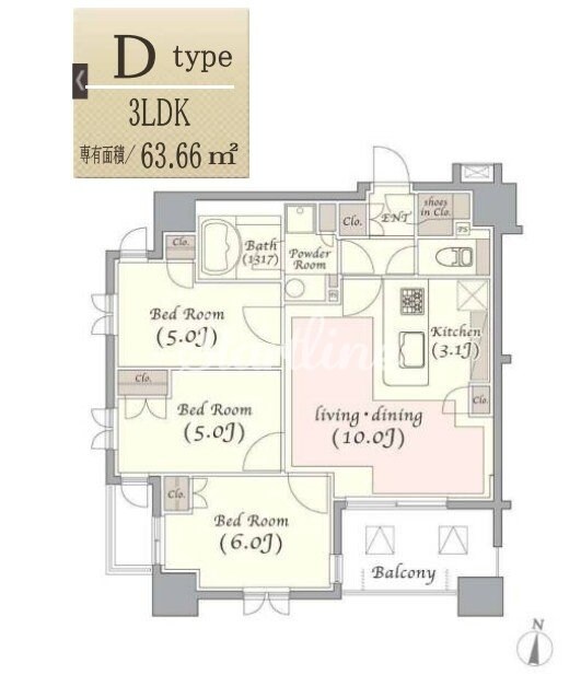KDXレジデンス錦糸町の物件間取画像