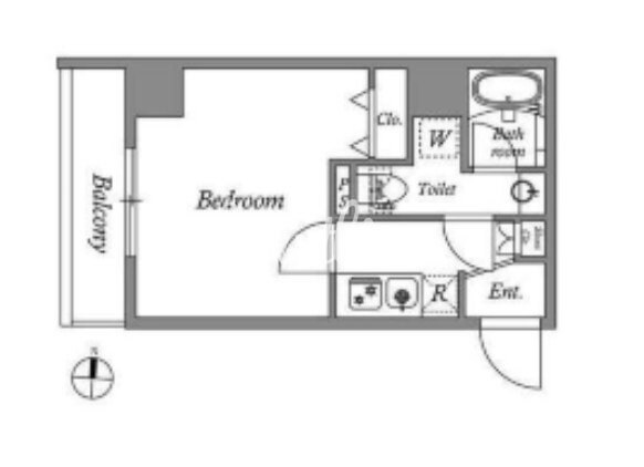 クオリタス押上の物件間取画像