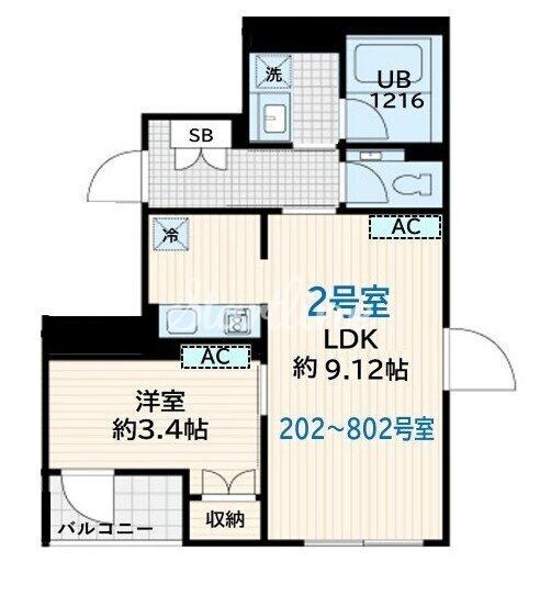 Skuld墨田緑の物件間取画像