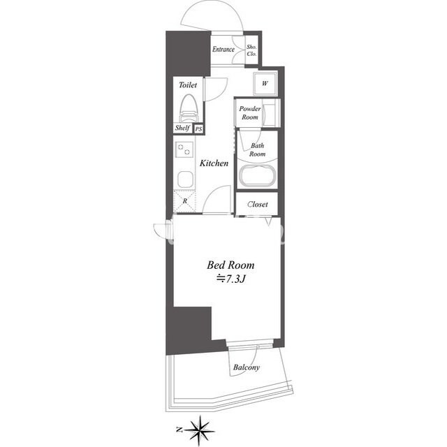 ドゥーエ亀戸IIの物件間取画像