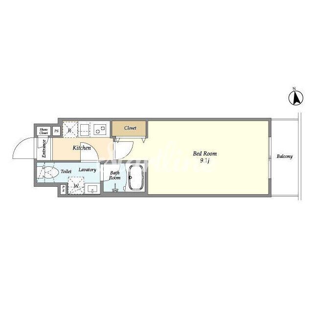 アルファコート東あずまの物件間取画像