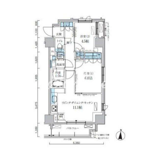 パークアクシス両国馬車通りの物件間取画像
