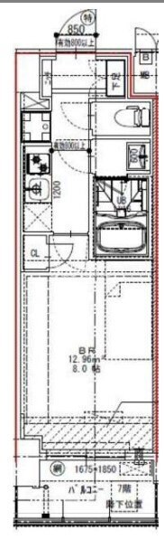 エスレジデンス錦糸町パークサイドの物件間取画像