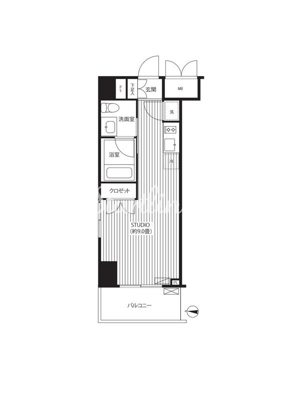 グランハイツ錦糸町の物件間取画像