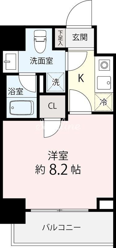 ヴィエルジュ錦糸町太平の物件間取画像