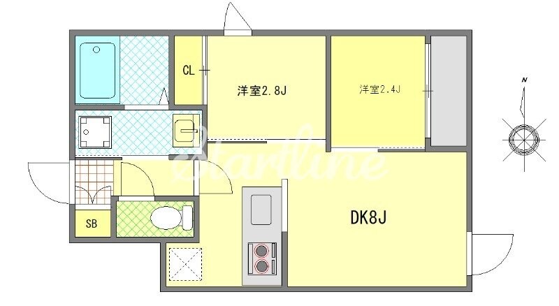 モノリス錦糸町の物件間取画像