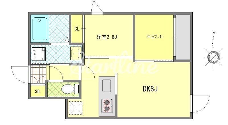モノリス錦糸町の物件間取画像