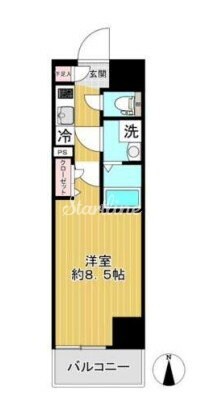 SHOKEN Residence亀戸の物件間取画像