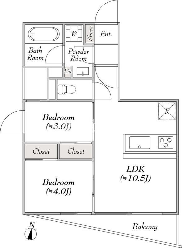 ルミーク本町イーストの物件間取画像