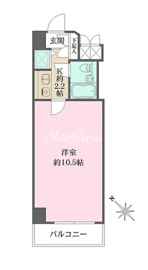 藤和赤坂コープの物件間取画像