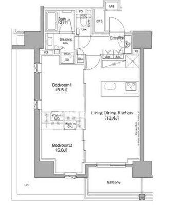 ザ・パークハビオ滝野川の物件間取画像