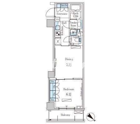 パークアクシス表参道レジデンスの物件間取画像