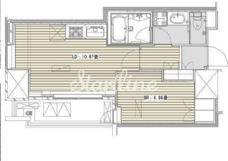 ホワイトタワー浜松町の物件間取画像