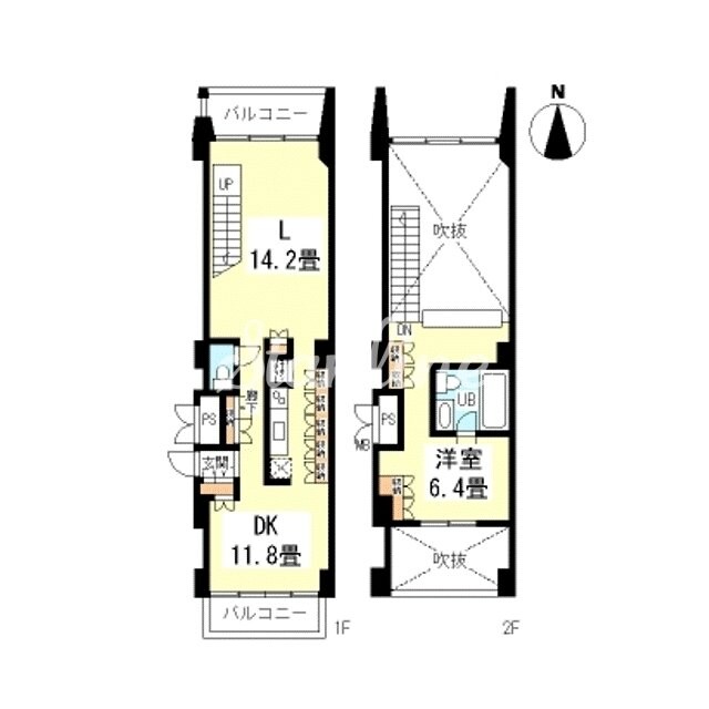 N3ユニテの物件間取画像
