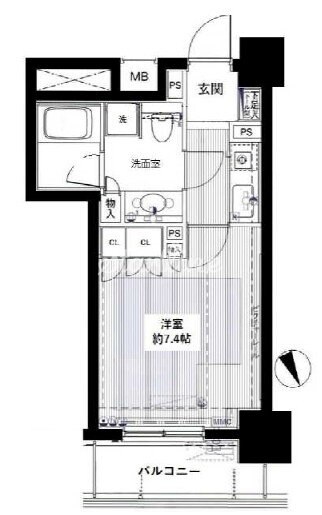ファミール芝公園グランスイートラ・ヴィルの物件間取画像