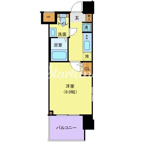 ジェノヴィア白金台グリーンヴェールの物件間取画像