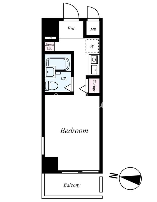 プレール麻布仙台坂の物件間取画像