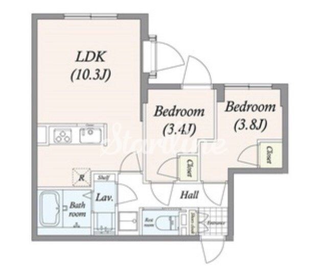 グランパセオ目黒花房山の物件間取画像