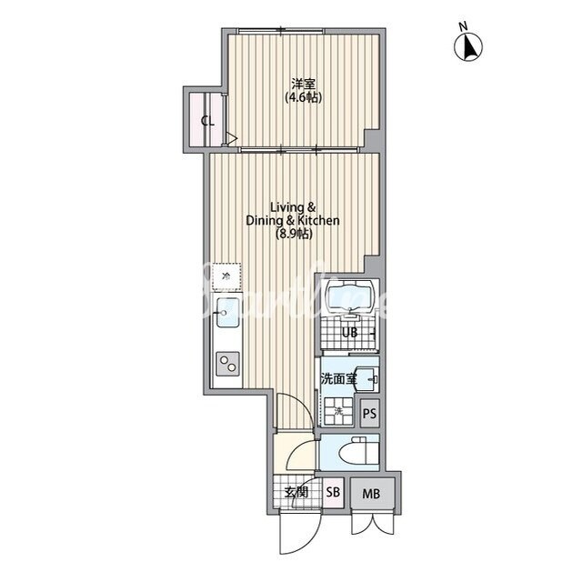 エルファーロ恵比寿の物件間取画像