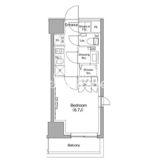ザ・パークハビオ目黒桜邸の物件間取画像