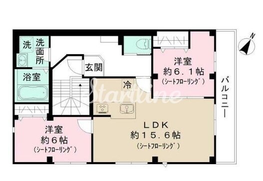 メゾン・ド・コールの物件間取画像