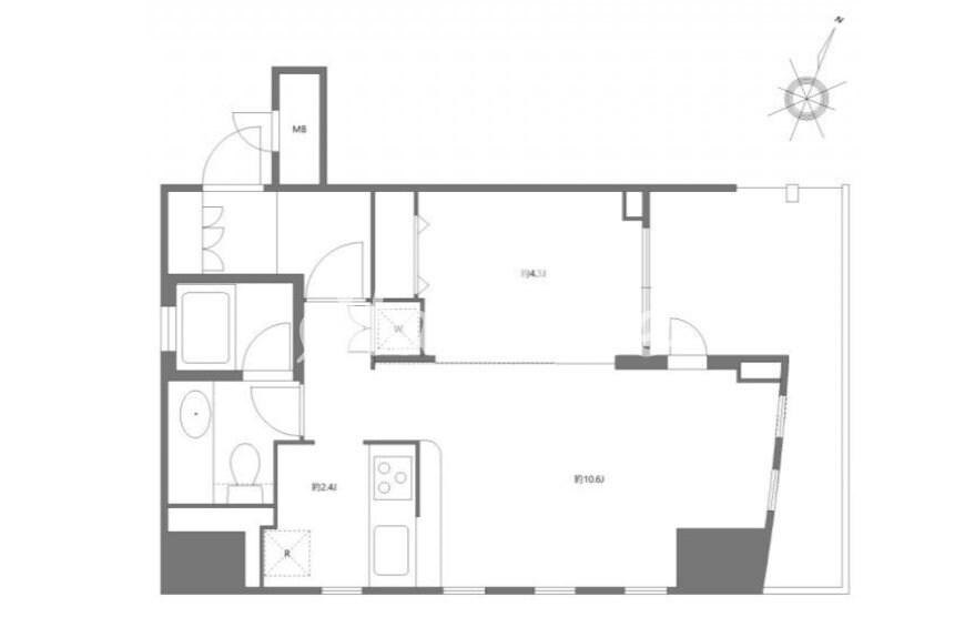 MG目黒駅前(エムジー目黒駅前)の物件間取画像