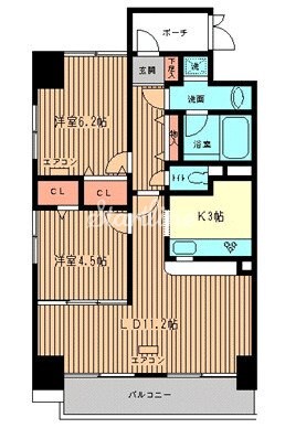 シェソワ恵比寿の物件間取画像