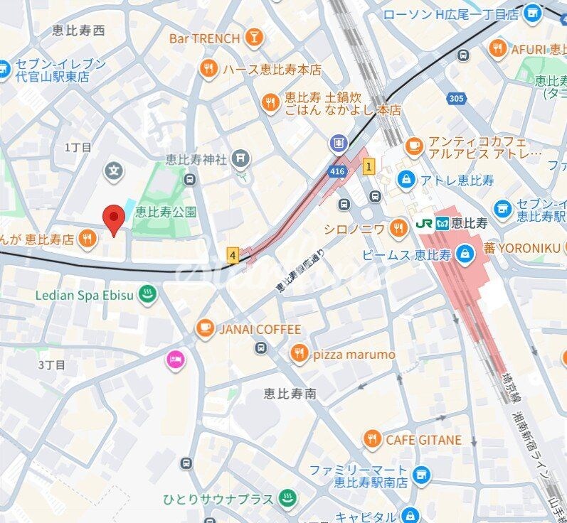 エルスタンザ代官山の物件内観写真