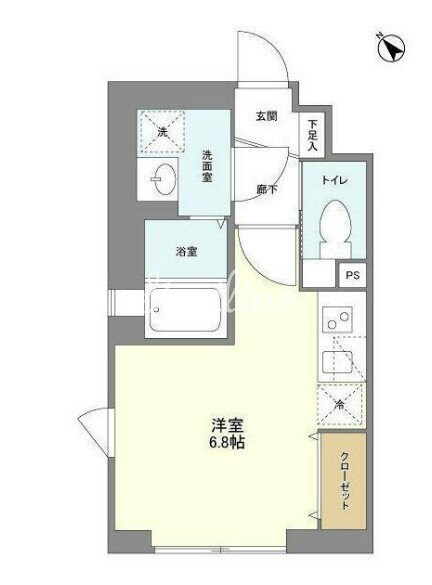 NTPRレジデンス武蔵小山WESTの物件間取画像