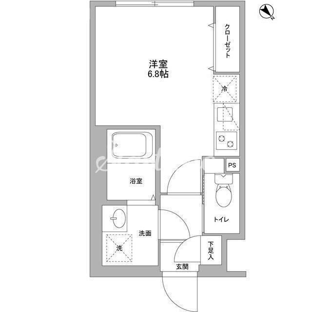 NTPRレジデンス武蔵小山WESTの物件間取画像