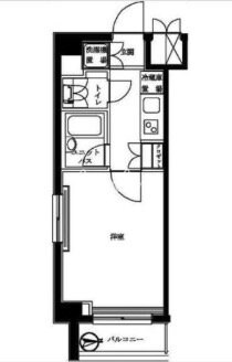 ルーブル白金高輪弐番館の物件間取画像