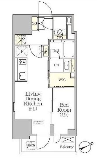 ザ・パークハビオ大森山王の物件間取画像