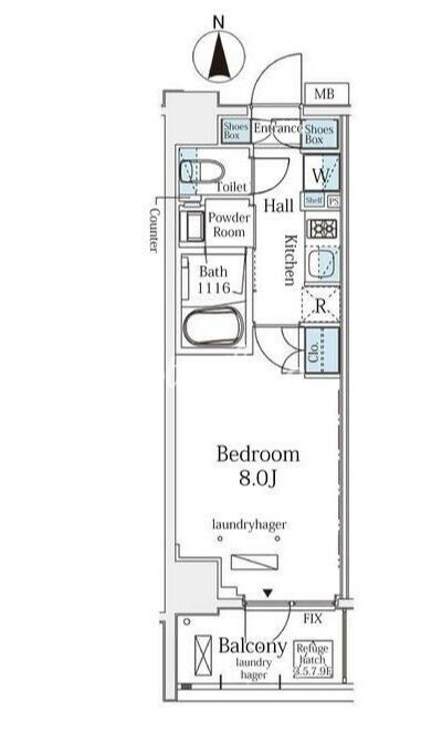 グラシア大森(GLACIER大森)の物件間取画像