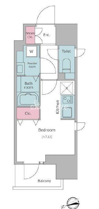 レジディア大森IIの物件間取画像