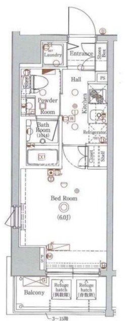 グラントゥルース大森ライズの物件間取画像