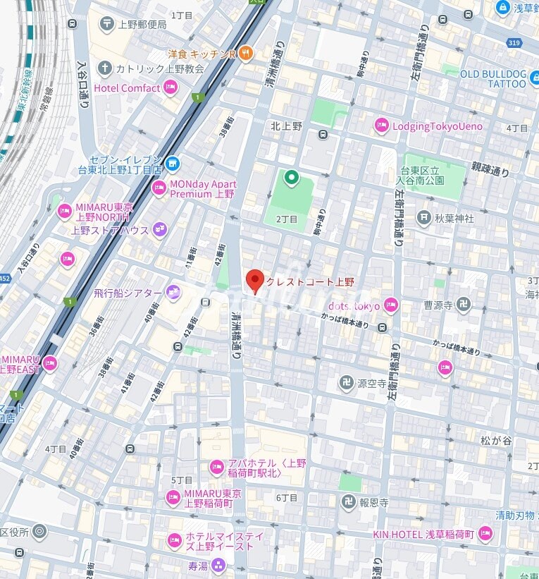 クレストコート上野の物件内観写真